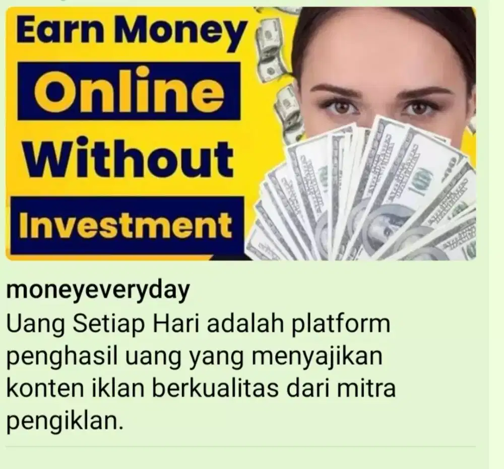 CARI CUAN DI RUMAH PAKE HP SAJA