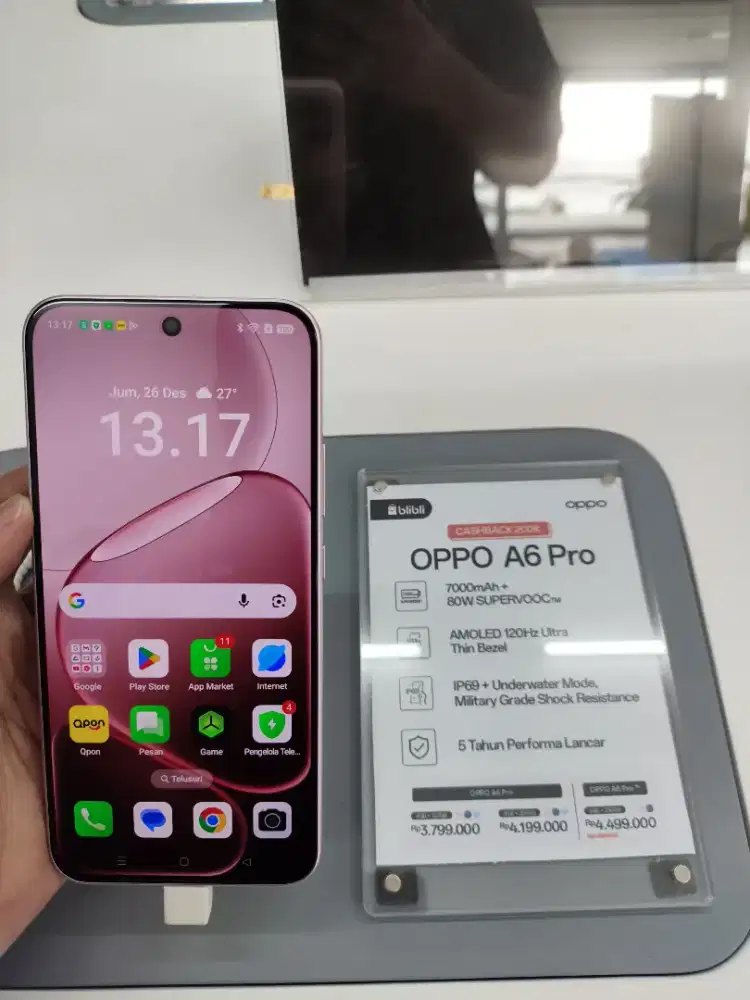 Oppo A6 Pro Series Ready All Warna Cash COD Tukar Tambah Cicilan 0%