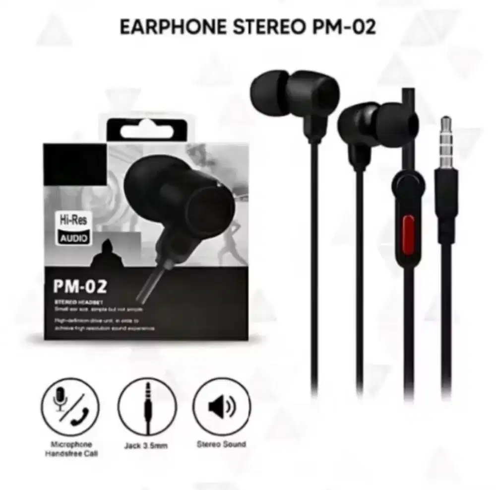 Headset Under Armor PM-02 Black with MIC + Precise Bass New.