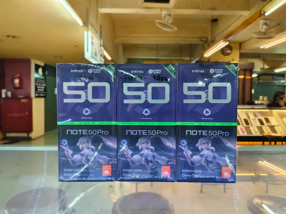 PROMO INFINIX NOTE 50 PRO 8/256 NEW GARANSI RESMI