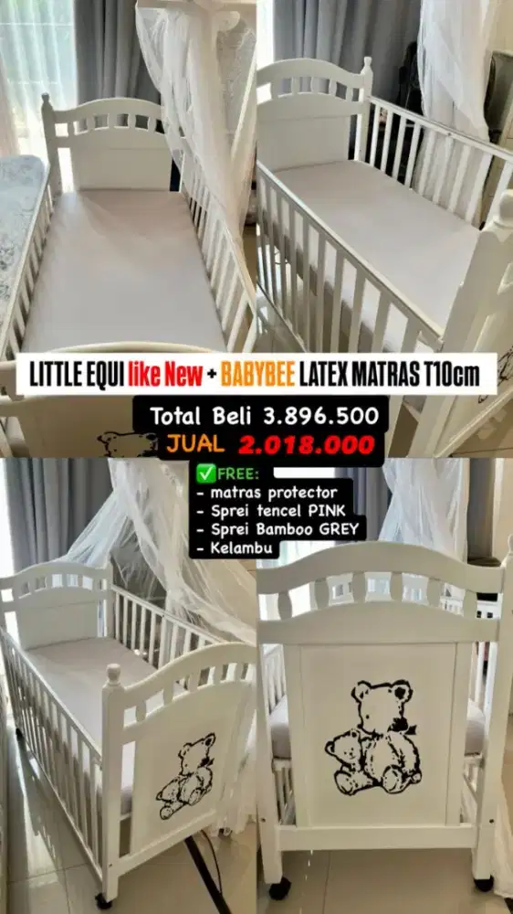 BABY CRIB / BABY BOX LITTLE EQUI