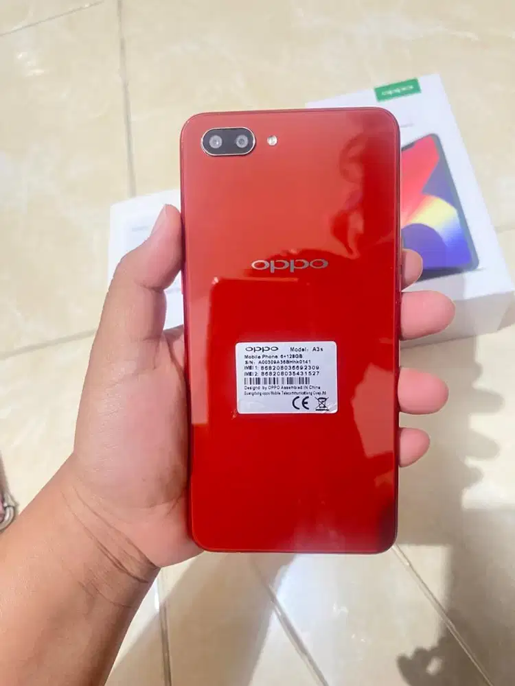 Dijual cepat HP Oppo A3S RAM 6/128 GB Muluzz