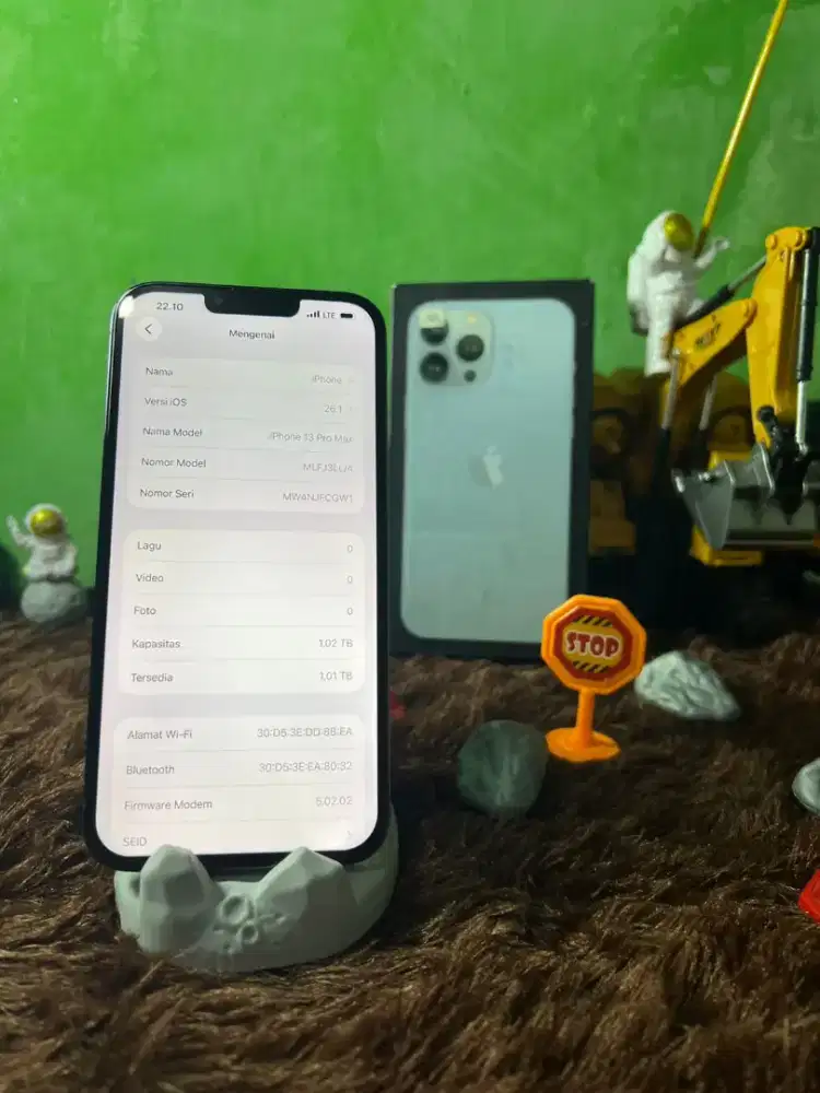 Iphone 13 promax 1Tb inter all operator mulus nominus fullset