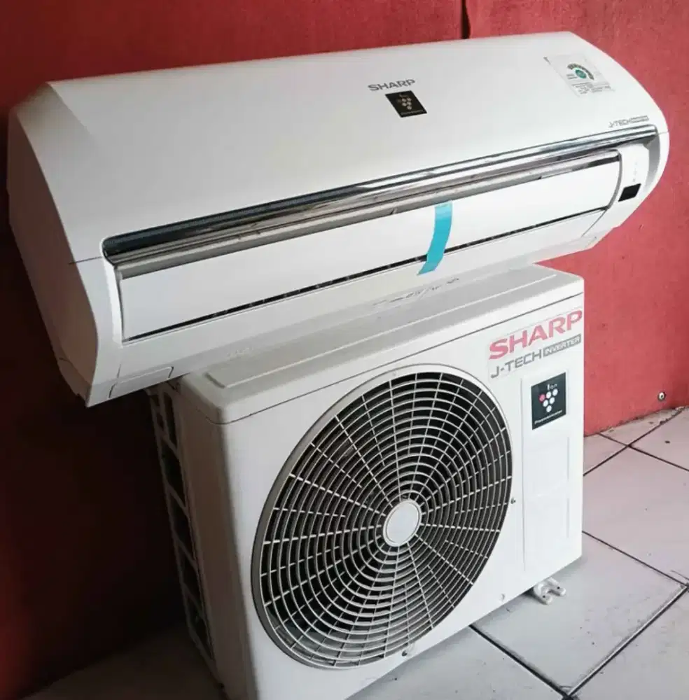 Ac Sharp J-tech Inverter 1/2 PK second like new hemat listrik dingin