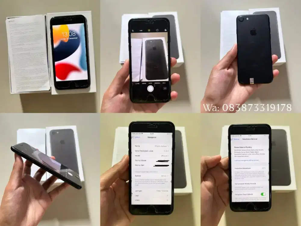 Jual iPhone 7 Black 128Gb