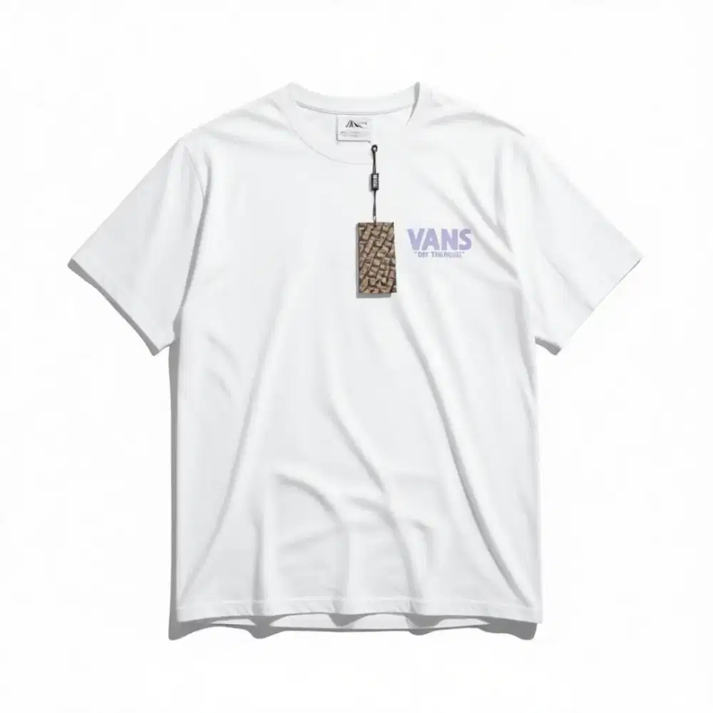 Vans Men’s Stay Cool Short Sleeve T Shirt Marshmallow