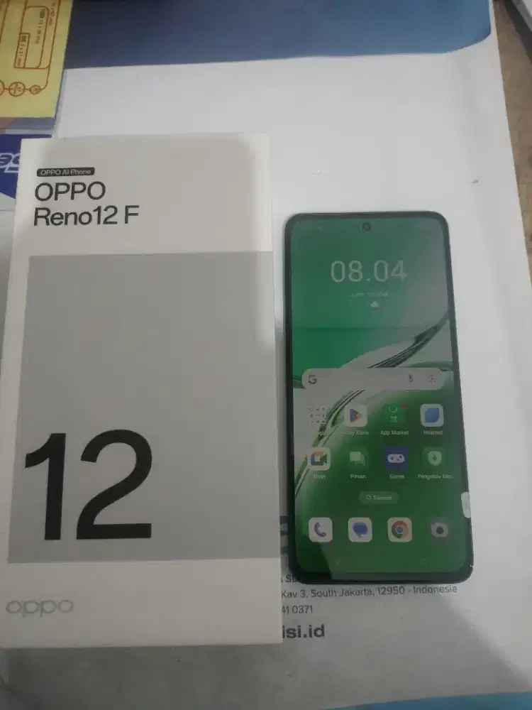 Jual HP Oppo Reno 12F 8 / 256 Second Mulus