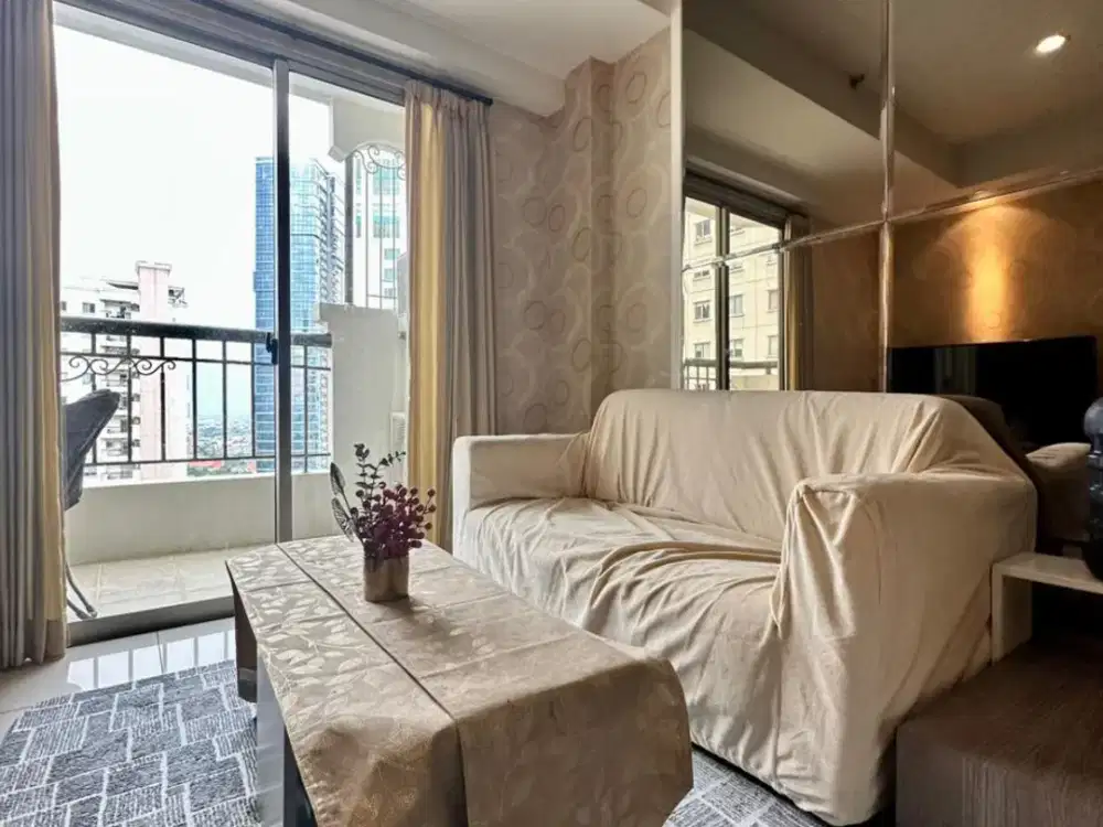 DISEWAKAN MURAH POLL APARTEMEN WATERPLACE 2BR 85m2 FULL FURNISHED POOL VIEW