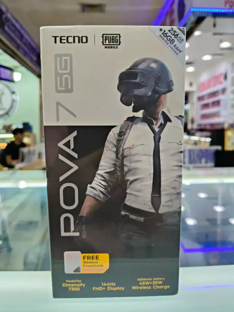 Tecno pova 7 5g ram 8gb+8gb/256gb nfc baru garansi resmi.cash & kredit