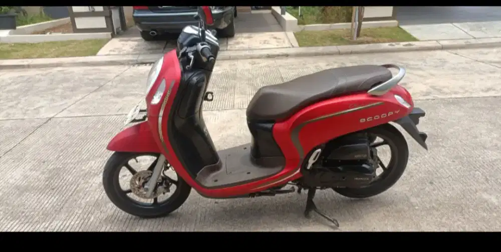 Honda scoopy 2023 merah dop orisinil
