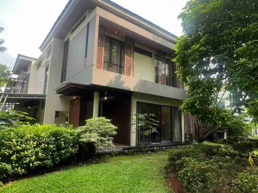 Rumah Depan Taman Fasum Luas De Park BSD city