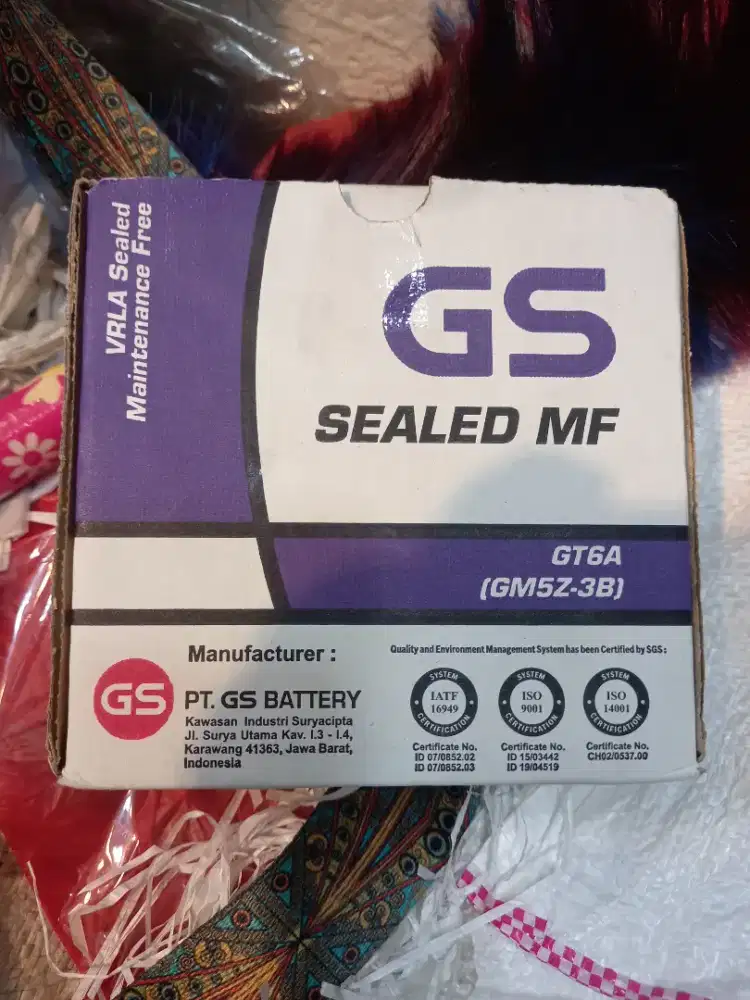 Jual aki betere  GS original