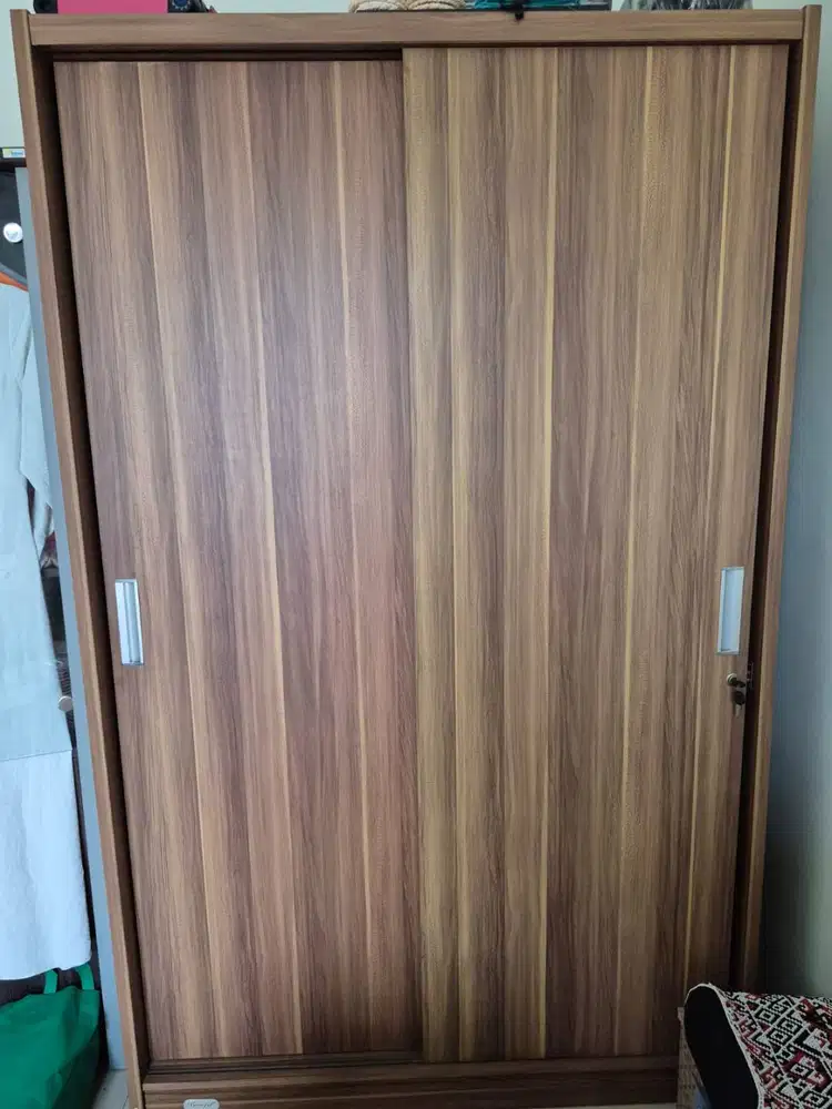 Lemari custom 2 pintu sliding