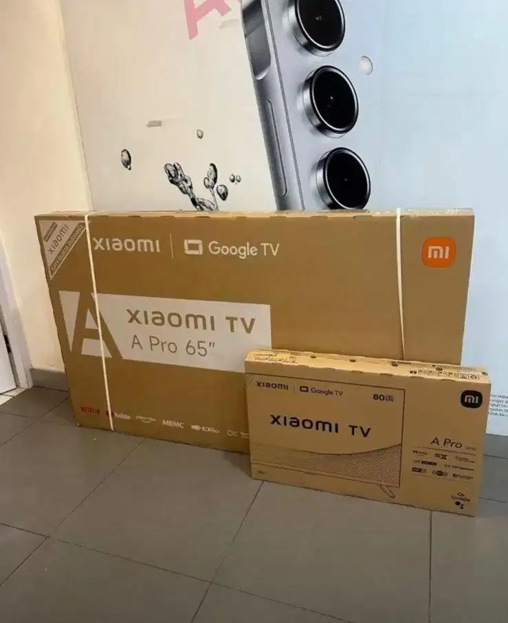 Promo Tv xiaomi beli 65” tebus murah Tv 32” cuman +800k aja bawa 2 tv
