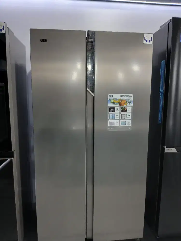 PROMO CICILAN 0% GEA SIDE BY SIDE REFRIGERATOR 2 DOORS