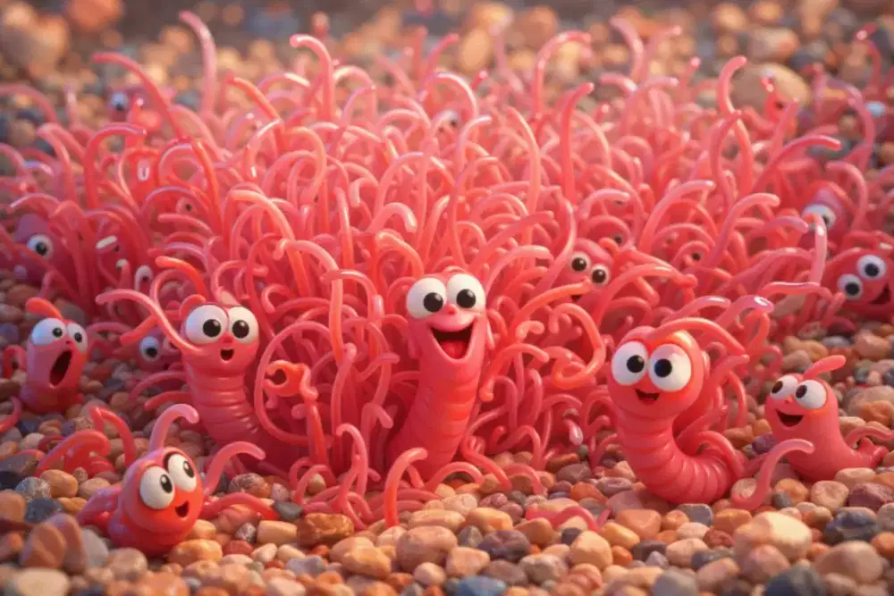 Cacing sutra fresh hidup pakan ikan