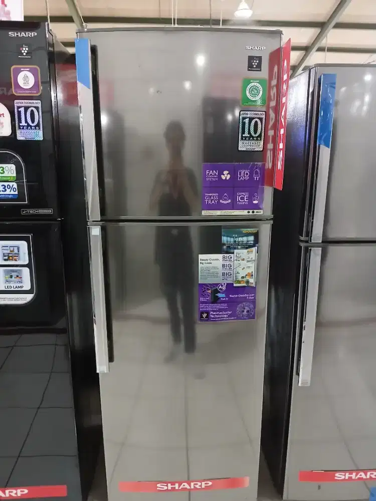 PROMO CICILAN 0% SHARP INVERTER REFRIGERATOR 2 DOORS