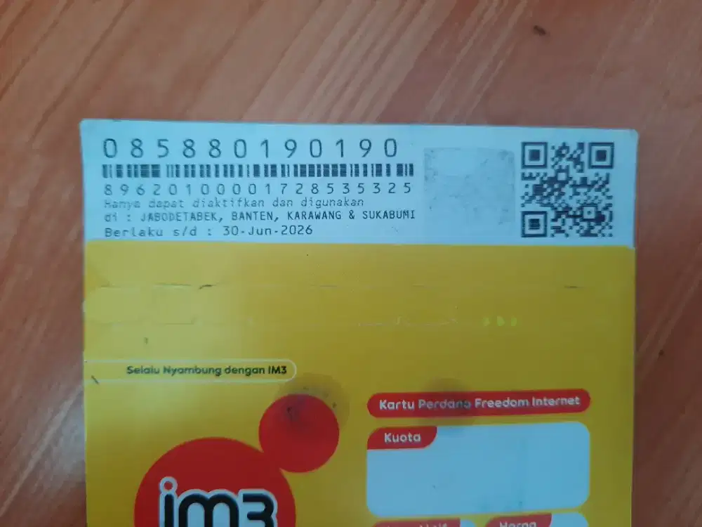 Harga nego nomer cantik