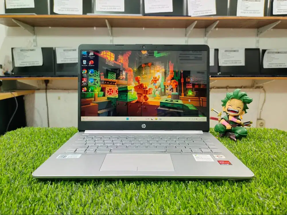 Laptop murah HP 14S-DK1524AU AMD Ahtlon Silver 3050U Ram 8GB