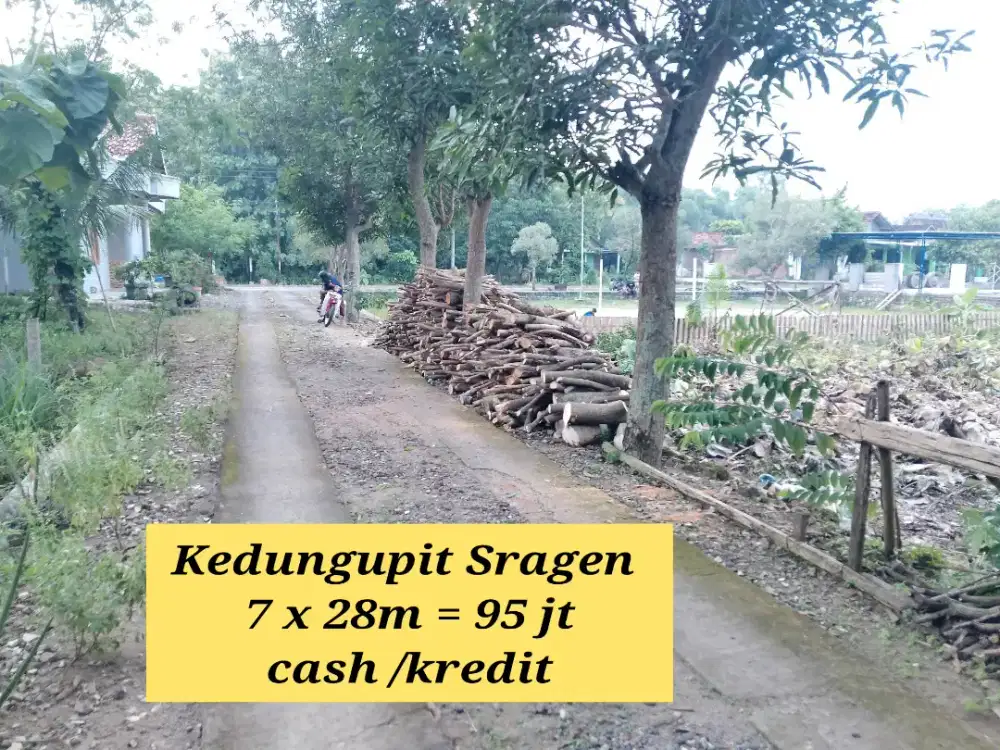 Tanah kavling Kab Sragen