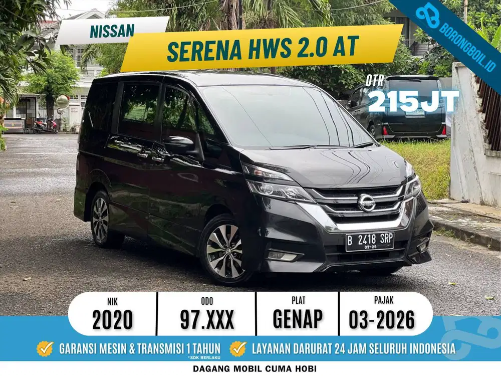 Nissan Serena C27  Hws 2020 Hitam