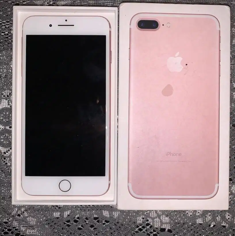 Jual iphone 7 plus 64 gb. Rosegold
