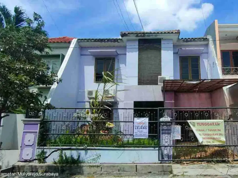 DIJUAL RUMAH
KOMPLEK PERUMAHAN DHARMAHUSADA MAS BLOK BB NO 07 B
KEL. : MULYOREJO
KEC  : MULYOREJO
KAB  : SURABAYA