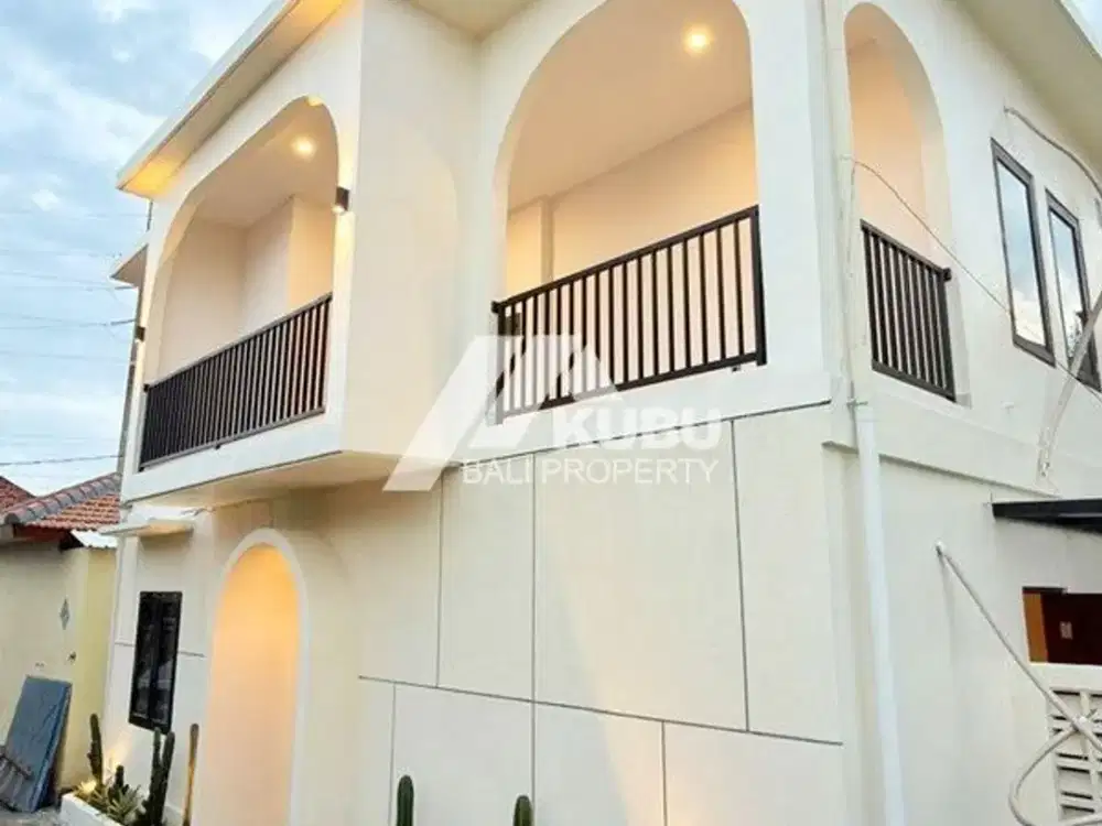 KBP1489 A simply designed, modern minimalist 3-bedroom house set in a quiet residential area of West Bypass Sanur.