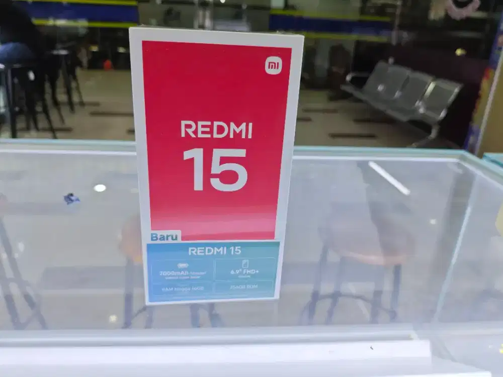 Xiaomi redmi 15 256gb ram 8gb dan8/128 garansi resmi