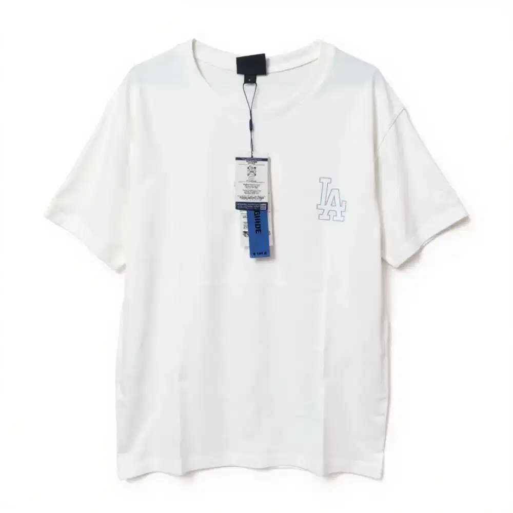 MLB LA Big  Back Outline Blue/White Tshirt Unisex