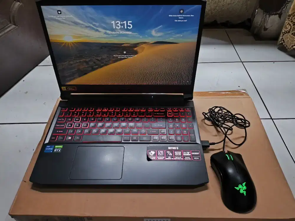 [PALEMBANG] Acer Nitro 5 (AN515-57) | i5 Gen 11 | RTX 3050 | RAM 16GB