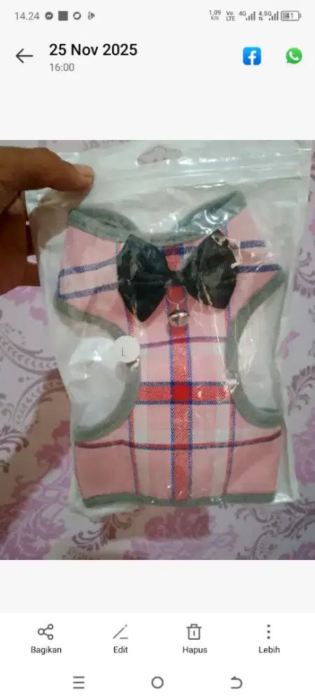 Tas kucing dan gendongan kucing