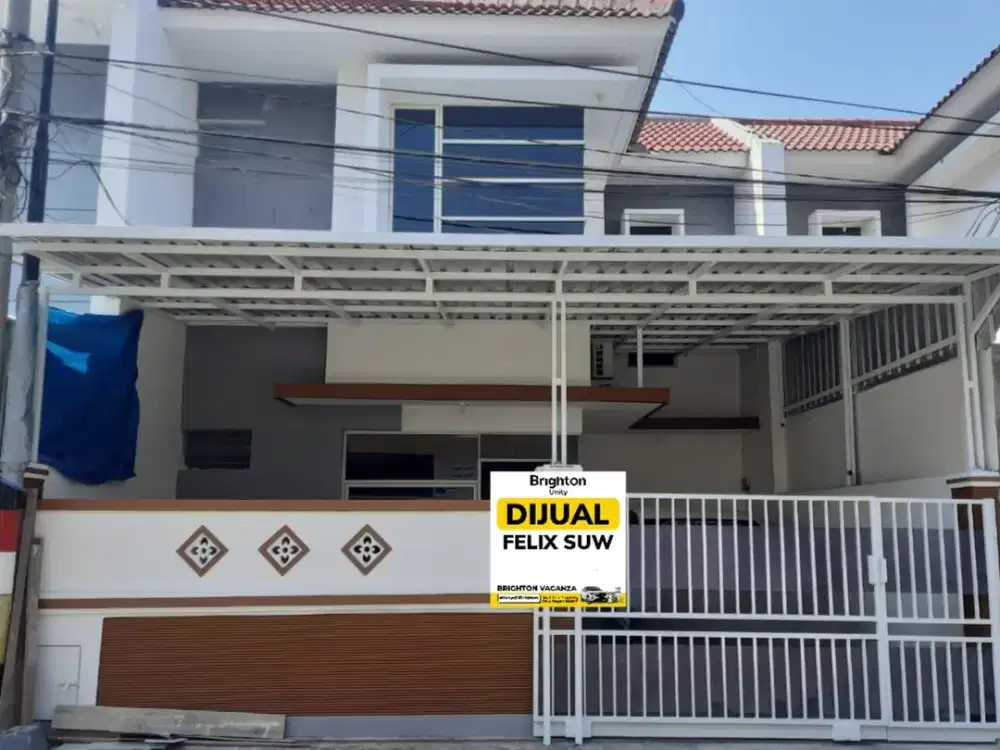 Jual Rumah 2 lt  Lebak indah Town House