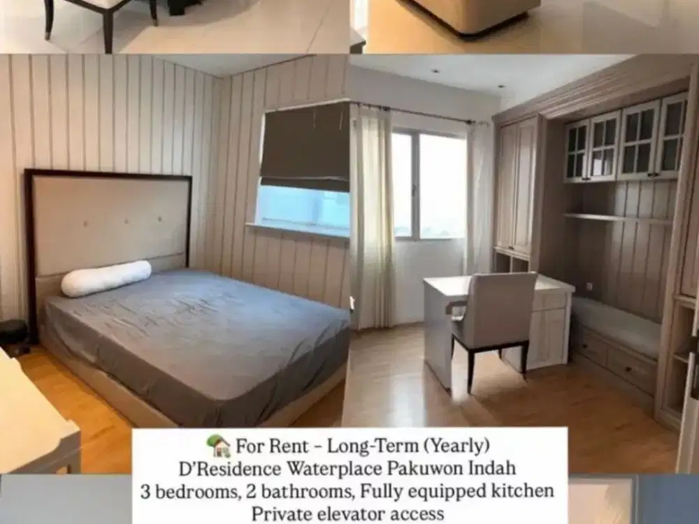 Disewakan Apartment @ D - Residence Waterplace