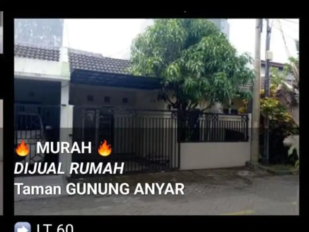 Dijual Cepat Rumah Siap Huni Taman Gunung Anyar