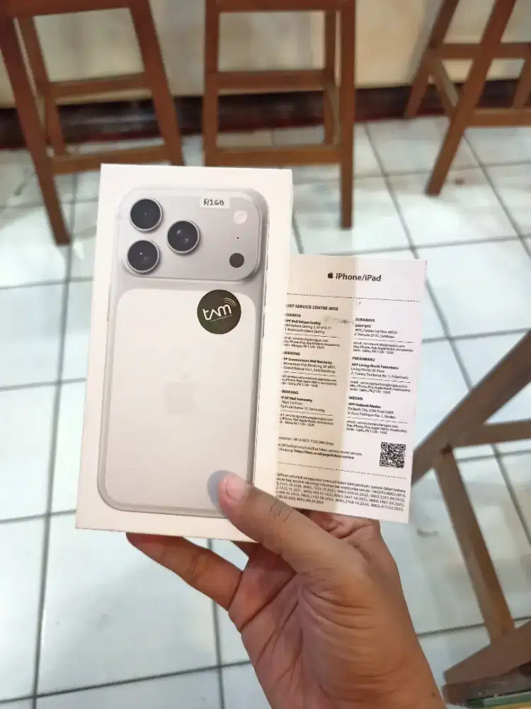 Jual Iphone 17 Pro 512Gb New Resmi Ibox Warna Silver No Repack