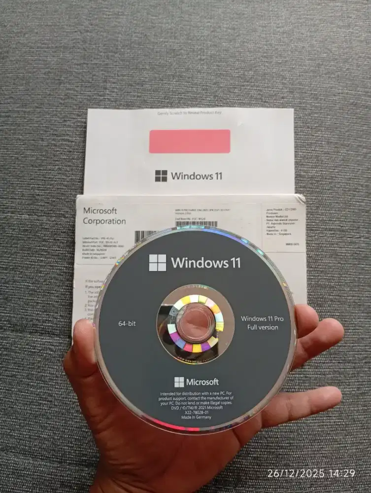 Windows 11 Pro 64Bit Eng INTL Version 23H2