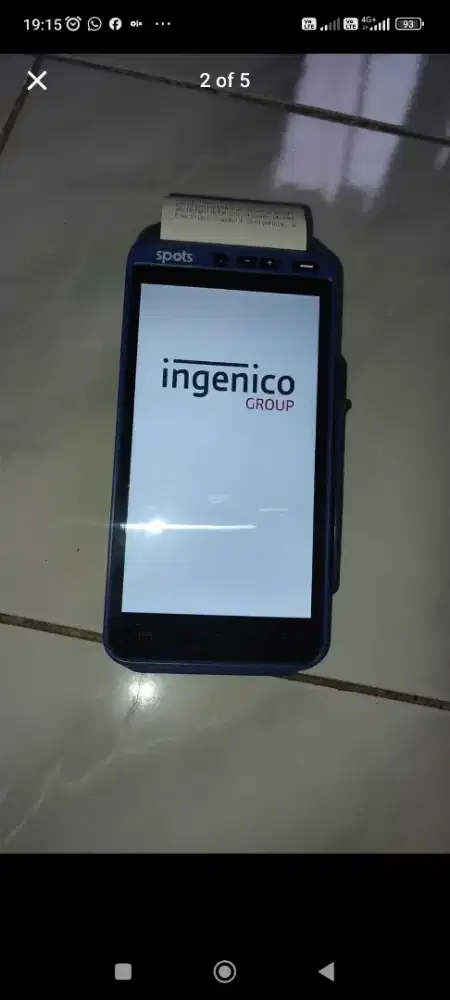 EDC Apos A8 mesin kasir Gobiz gojek Gopay go merchant spots