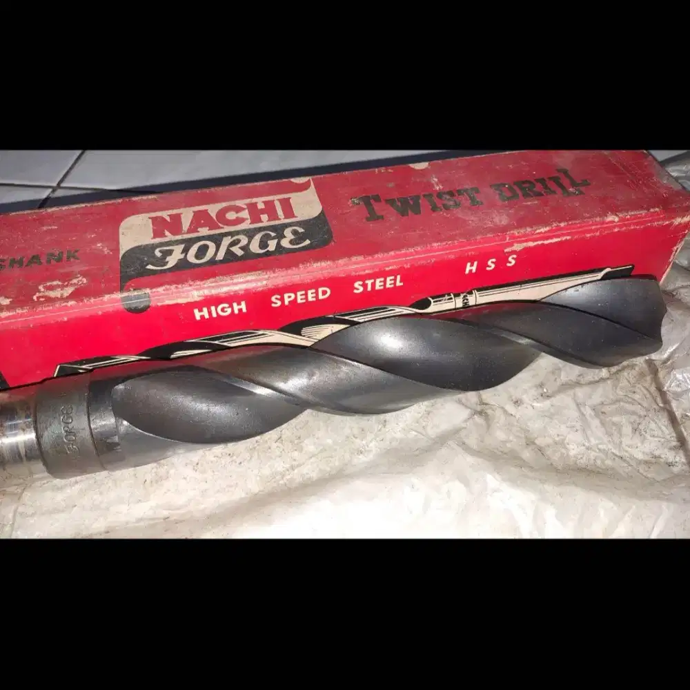 Mata Bor NACHI Japan 35mm Twist Drill Original High Speed Steel HSS