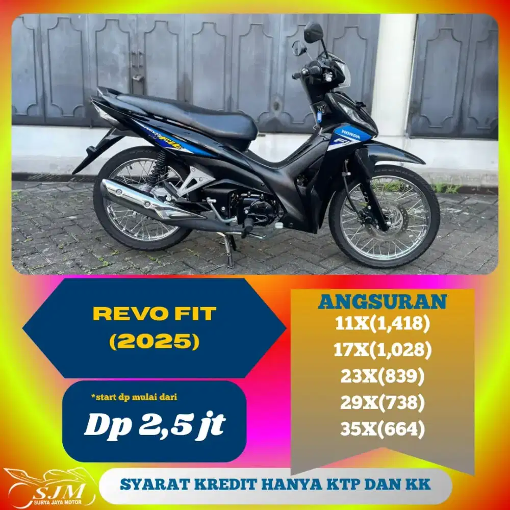 HONDA REVO FIT 2025 CASH & KREDIT