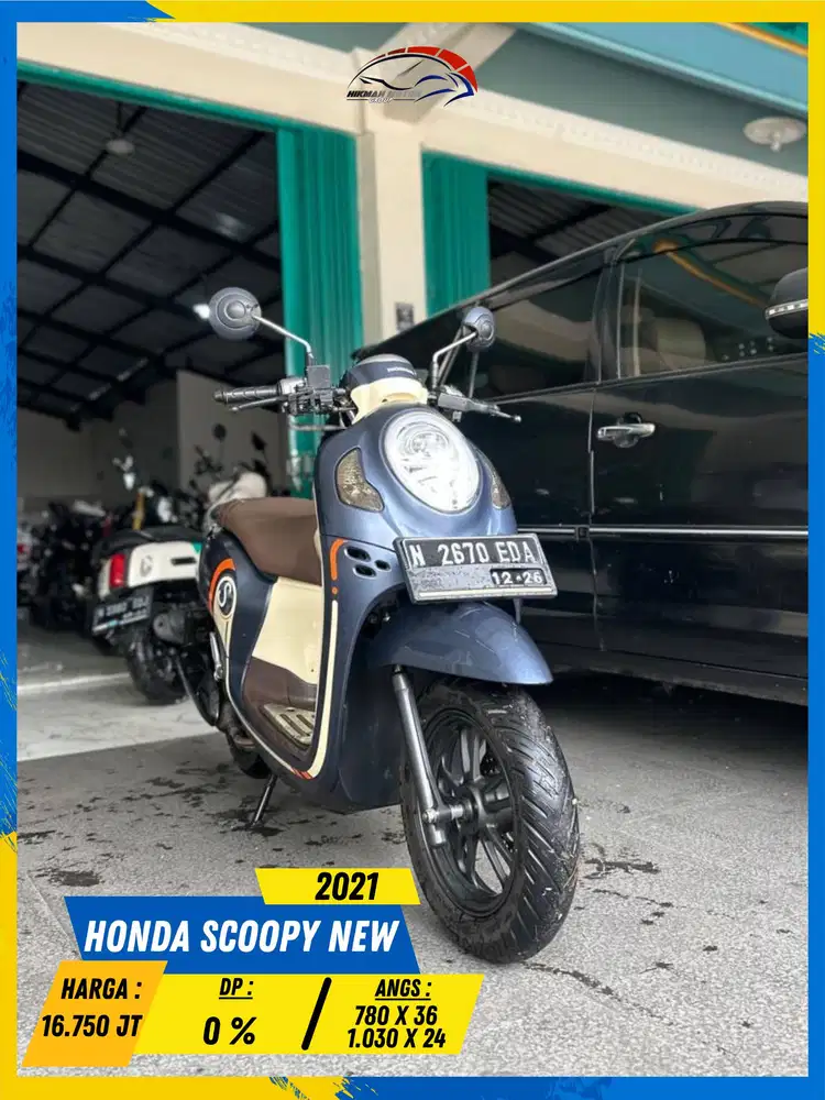 HONDA SCOOPY NEW 2021 MANTAP GASS MASZEHH HIKMAH MOTOR KEPUH