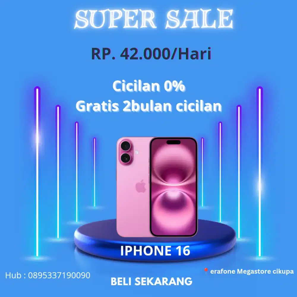 iPhone 16 basic promo cicilan tahun baru