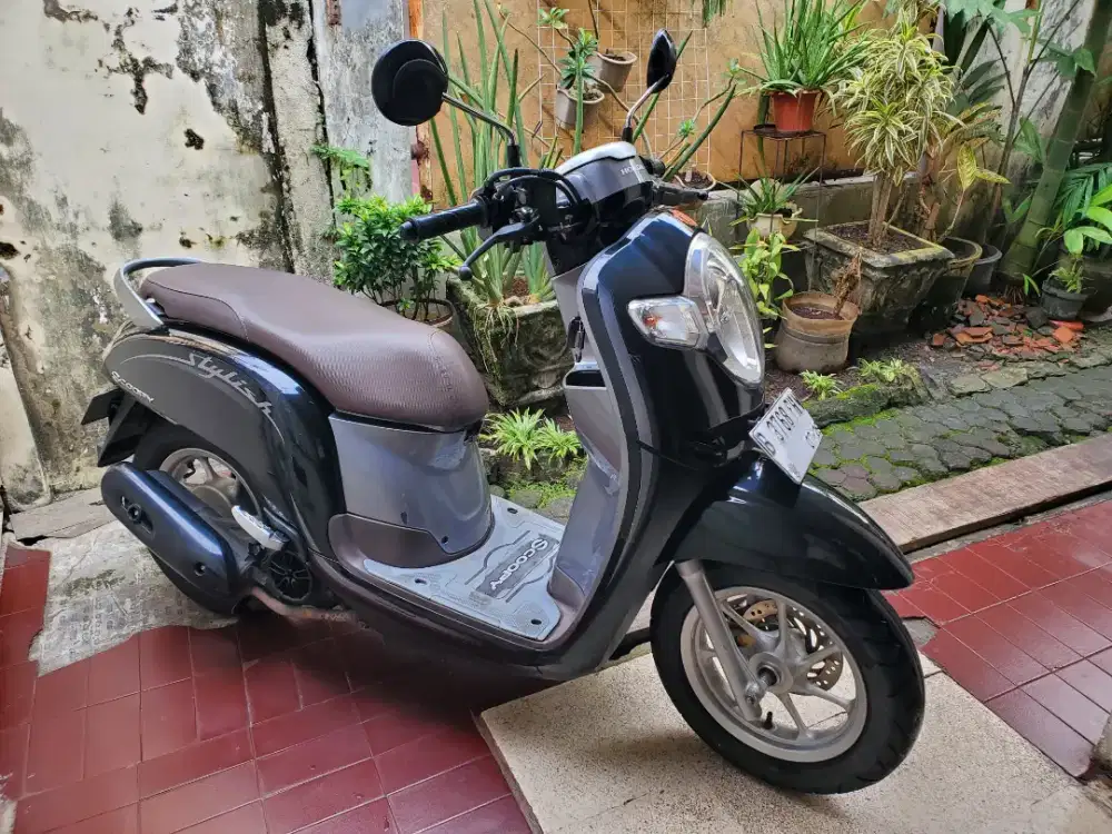 Honda Scoopy Stylish hitam 2019 Full orisinil.
