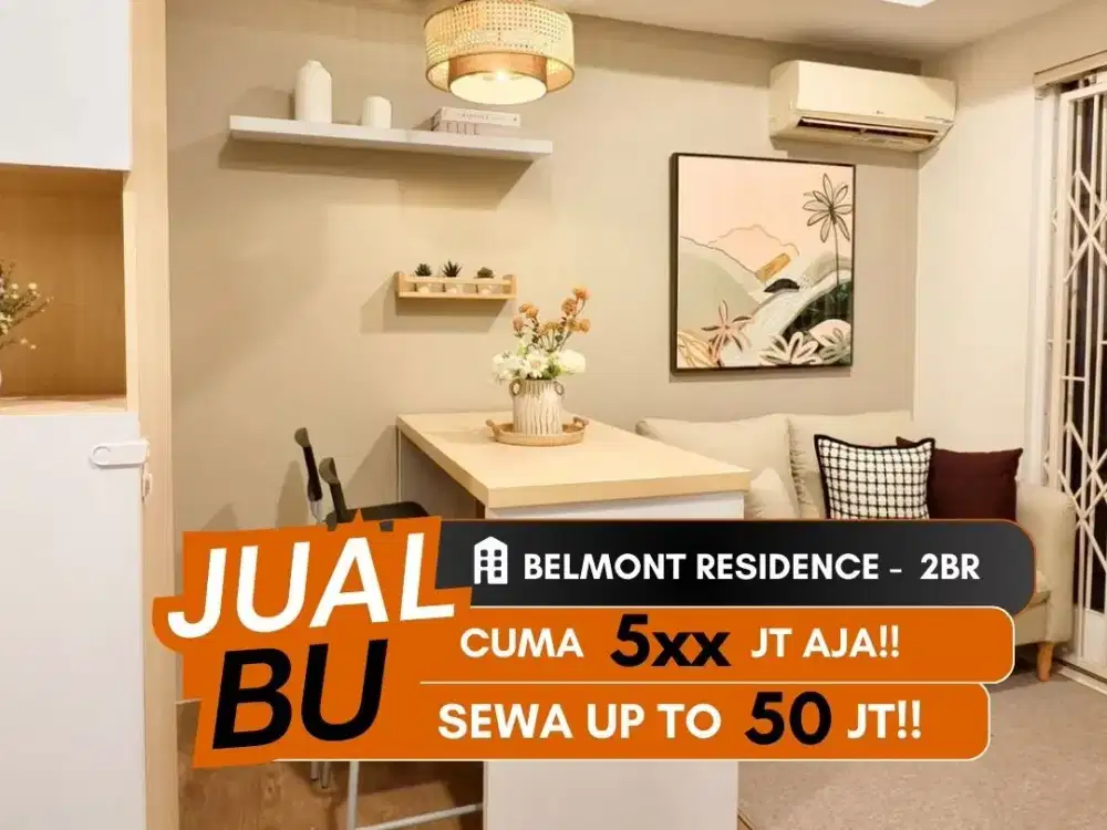 JUAL APARTEMEN BELMONT RESIDENCE PURI 2BR FURNISHED KEBON JERUK
