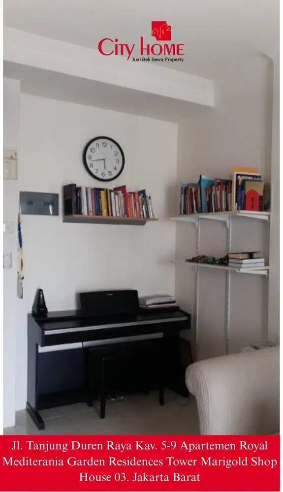 Dijual Murah Apartemen Medit 2 Full Furnished 2 Kamar View Bagus