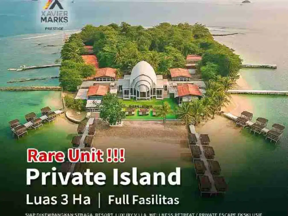 Dijual Murahh Private Island Free Dermaga dan beach club