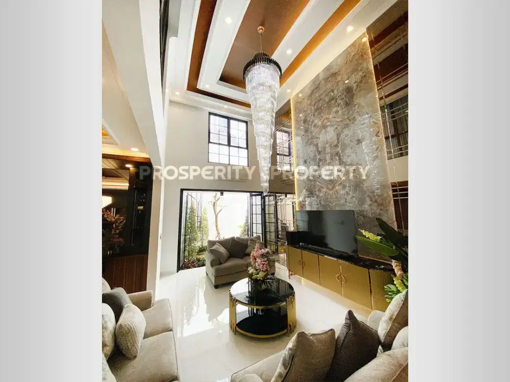 Rumah Baru Renov Interior Style American Classic Full Furnished di Cluster Giardina Foresta BSD City