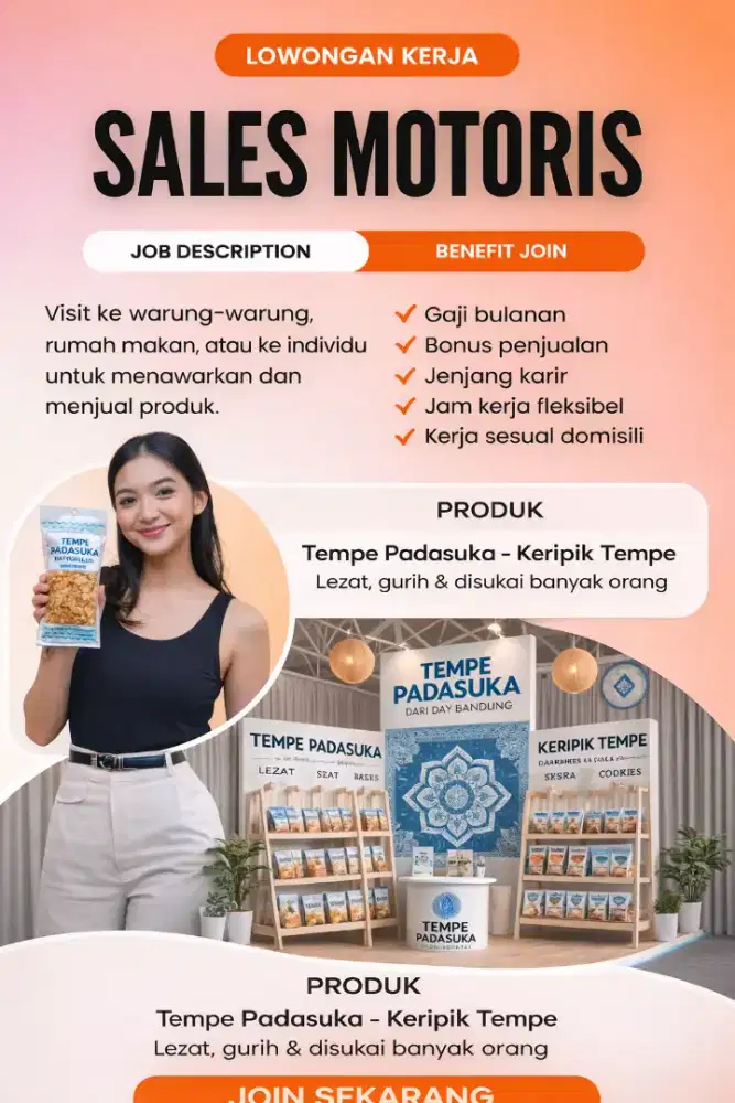 SALES MOTORIS TEMPE PADASUKA