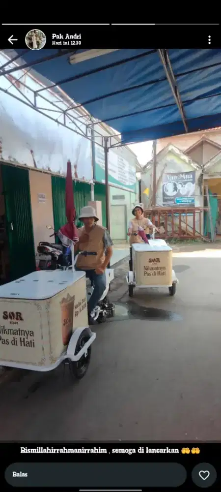 lowongan pekerjaan driver kopi keliling