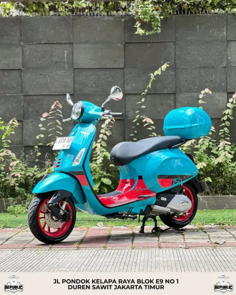 JUAL CEPAT VESPA PRIMAVERA COLOR VIBE 150 IGET ABS LED TH 2023 LIMITED